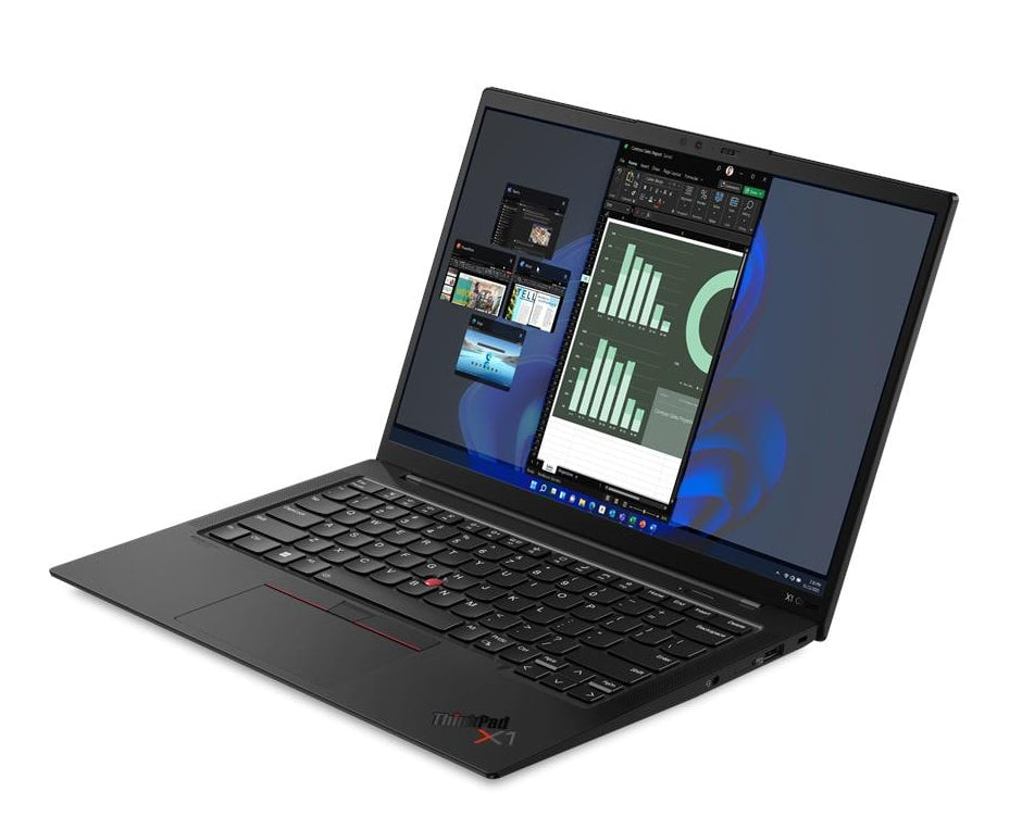 T1A Lenovo ThinkPad X1 Carbon Gen 10 Refurbished Intel® Core™ i7 i7-1265U Laptop 35,6 cm (14") 16 GB LPDDR5-SDRAM 1 TB SSD Windows 11 Pro Deutsch Schwarz