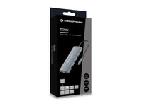 Conceptronic DONN06G 10-in-1 USB 3.2 Gen 1 Dockingstation, HDMI, 100W USB PD, USB-C 5Gbps x 2, USB-A 5Gbps x 3, SD, TF/MicroSD, GbE