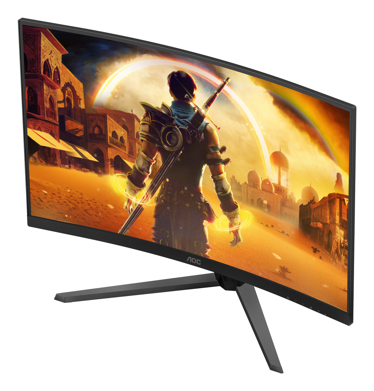 AOC G4 C32G42ZE Computerbildschirm 80 cm (31.5") 1920 x 1080 Pixel Full HD LED Schwarz, Rot