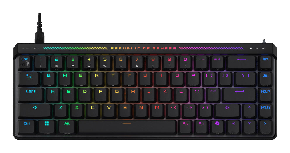 ASUS ROG Falchion Ace HFX Tastatur Gaming USB Französisch Schwarz