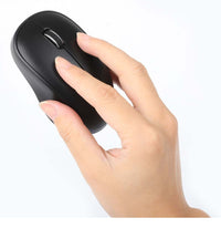 Manhattan 180771 Tastatur Maus enthalten Universal RF Wireless QWERTY Schwarz