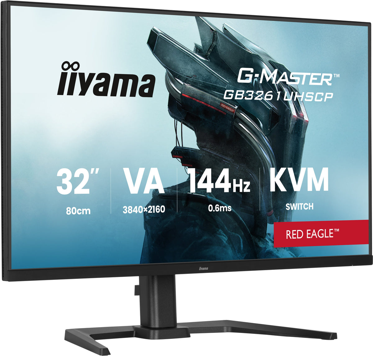iiyama G-MASTER GB3261UHSCP-B1 Computerbildschirm 80 cm (31.5") 3840 x 2160 Pixel 4K Ultra HD LED Schwarz