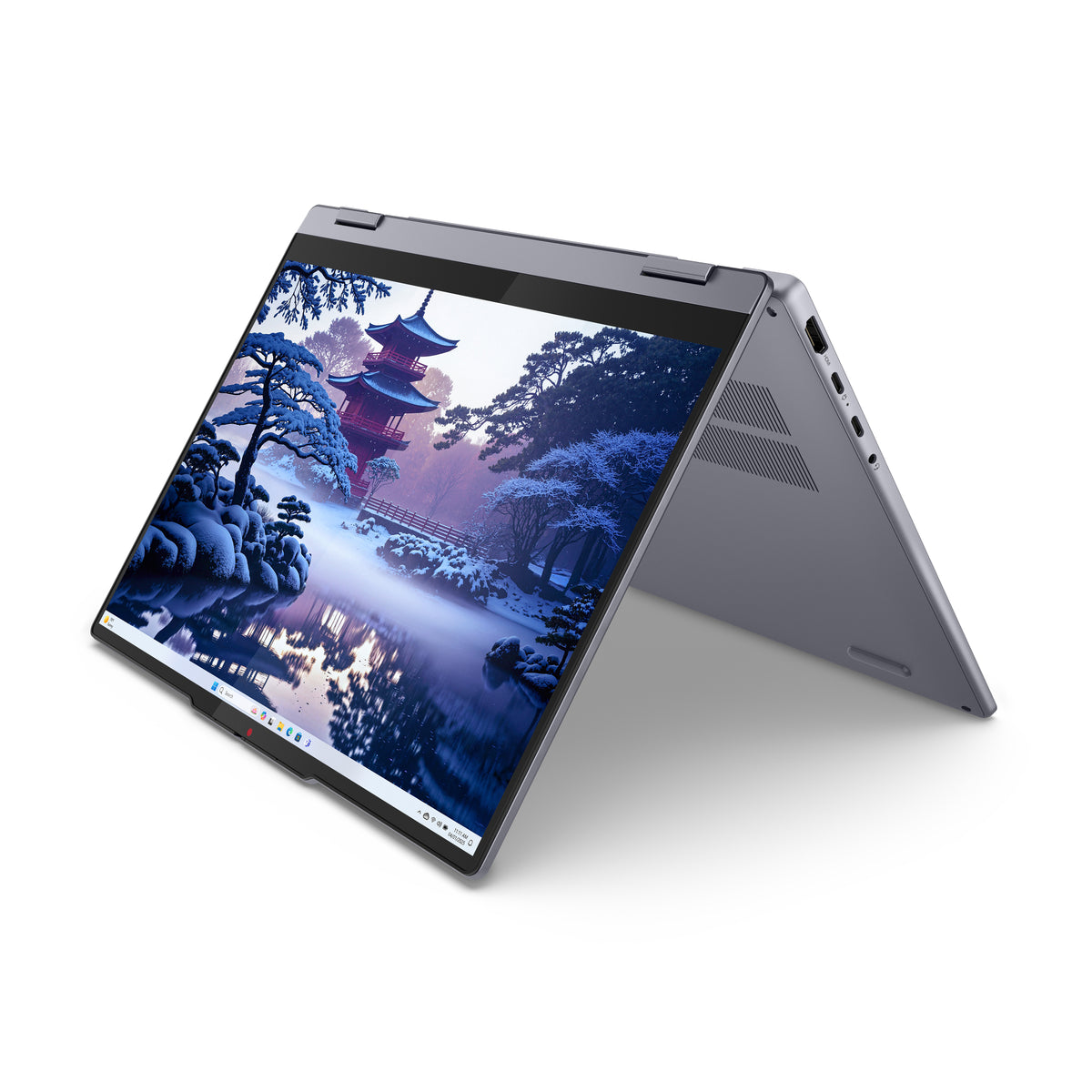 Lenovo IdeaPad 5 2-in-1 14IAL10 Intel Core Ultra 5 225H Hybrid (2-in-1) 35,6 cm (14") Touchscreen WUXGA 16 GB LPDDR5x-SDRAM 512 GB SSD Wi-Fi 7 (802.11be) Windows 11 Home Deutsch Grau