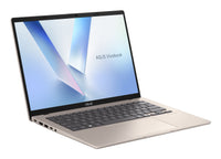 ASUS Vivobook 14 M1407KA-LY067W Copilot+ PC AMD Ryzen AI 7 350 Laptop 35,6 cm (14") WUXGA 16 GB DDR5-SDRAM 512 GB SSD Wi-Fi 6 (802.11ax) Windows 11 Home Gold