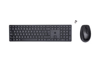 HP 650 Wireless Keyboard and Mouse Combo Tastatur Maus enthalten Haus RF Wireless AZERTY Belgisch Schwarz