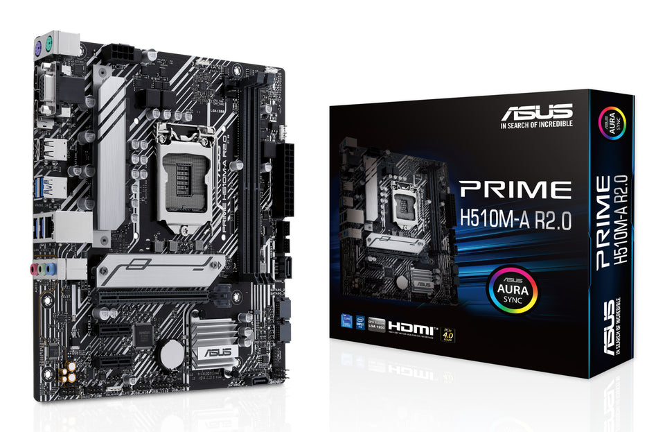 ASUS PRIME H510M-A R2.0 Intel H510 LGA 1200 (Socket H5) Micro ATX