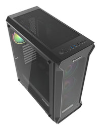 GENESIS Irid 505 ARGB Midi Tower Schwarz, Transparent