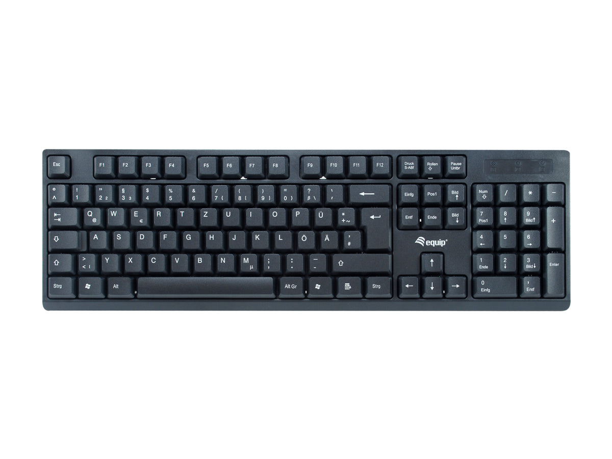 Equip Kabelloses Tastatur- und Mausset, DE Layout (QWERTZ)