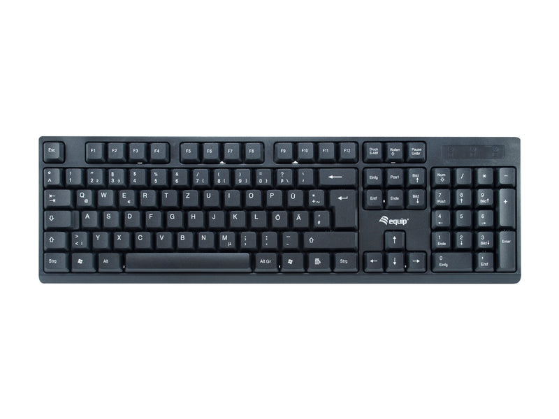 Equip Kabelloses Tastatur- und Mausset, DE Layout (QWERTZ)
