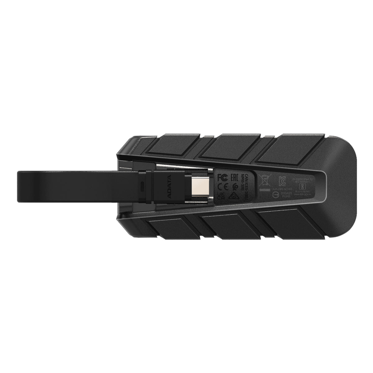 ADATA Externe SSD SC740 2TB Plug&Go blue 1050/1000 MIL.STD USB Typ-C 3.2 Gen 2 (3.1 Gen 2) Schwarz, Blau