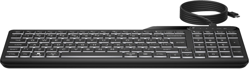 HP 405 Tastatur mit Hintergrundbeleuchtung für mehrere Geräte