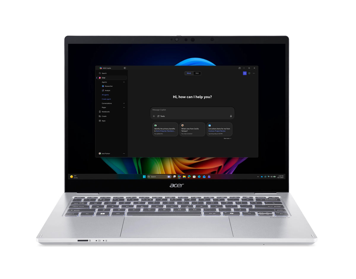 Acer TravelMate TM P414RN-56, Ultra 7 355, W11-P