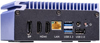 Shuttle Edge PC SPCEL12 , Intel Celeron J6412 , 2x HDMI, 1x DP, 2x 2.5G LAN, 1x DDR4, 1x Micro SD card reader, 1x Nano SIM slot, 3x USB, 2x M.2 (SATA), 12-20V , 24/7 Dauerbetrieb, lüfterlos, inkl. VESA Befestigung