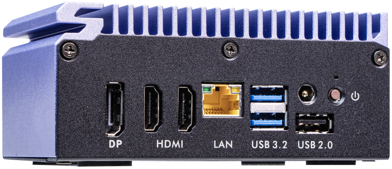 Shuttle Edge PC SPCEL12 , Intel Celeron J6412 , 2x HDMI, 1x DP, 2x 2.5G LAN, 1x DDR4, 1x Micro SD card reader, 1x Nano SIM slot, 3x USB, 2x M.2 (SATA), 12-20V , 24/7 Dauerbetrieb, lüfterlos, inkl. VESA Befestigung