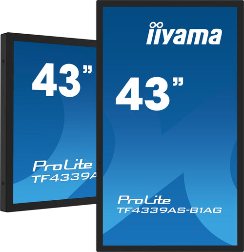 iiyama TF4339AS-B1AG Computerbildschirm 108 cm (42.5") 3840 x 2160 Pixel 4K Ultra HD LED Touchscreen Schwarz