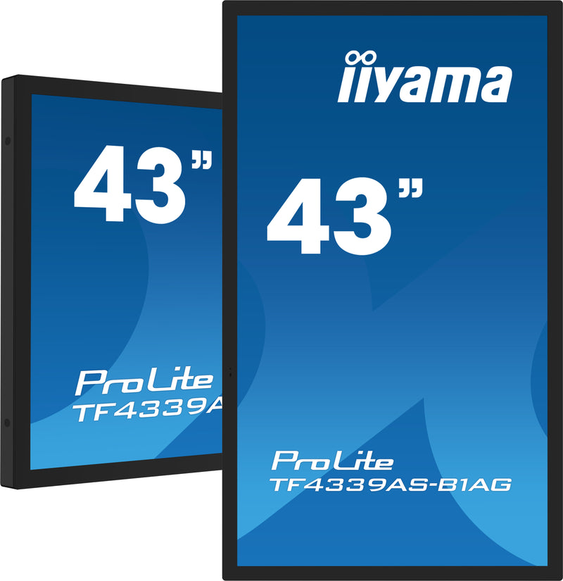 iiyama TF4339AS-B1AG Computerbildschirm 108 cm (42.5") 3840 x 2160 Pixel 4K Ultra HD LED Touchscreen Schwarz