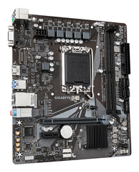 GIGABYTE H610M H V2 Mainboard - Unterstützt Intel Core Prozessoren 14th CPUs, 4+1+1 Hybrid Digital VRM, up to 5600MHz DDR5, 1xPCIe 3.0 M.2, GbE LAN, USB 3.2 Gen 1