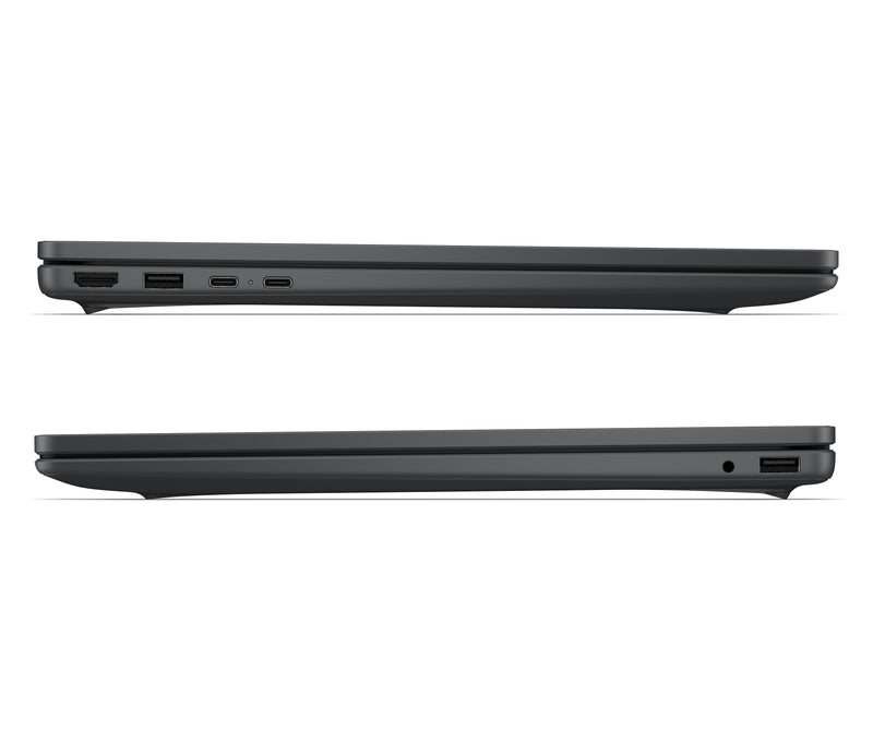 HP OmniBook 3 17-dk0132ng Intel Core 3 100U Laptop 43,9 cm (17.3") Full HD 8 GB DDR5-SDRAM 512 GB SSD Wi-Fi 6 (802.11ax) Windows 11 Home Schwarz, Grau