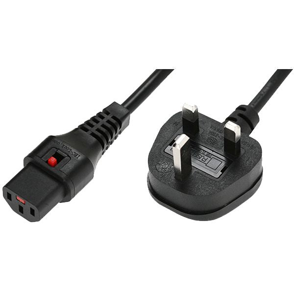 Microconnect MC-UKC132B Stromkabel Schwarz 2 m Netzstecker Typ G C13-Koppler