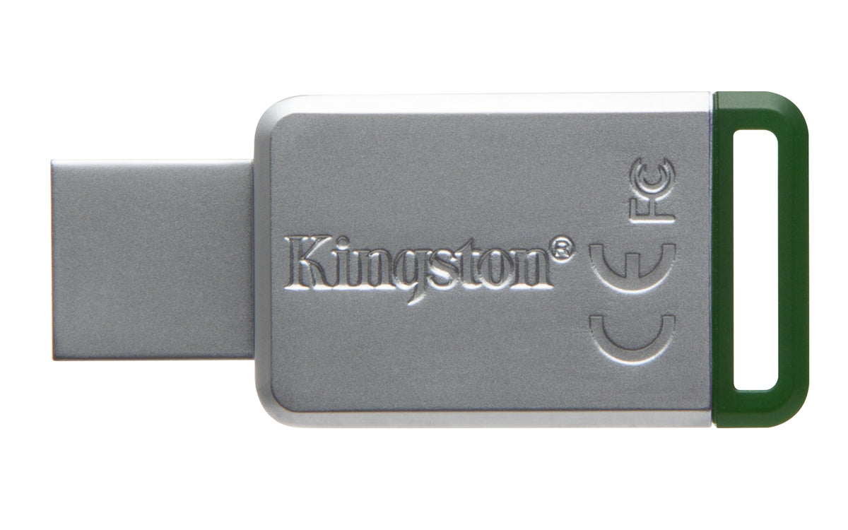 Kingston Technology DataTraveler 50 16GB USB-Stick USB Typ-A 3.2 Gen 1 (3.1 Gen 1) Grün, Silber