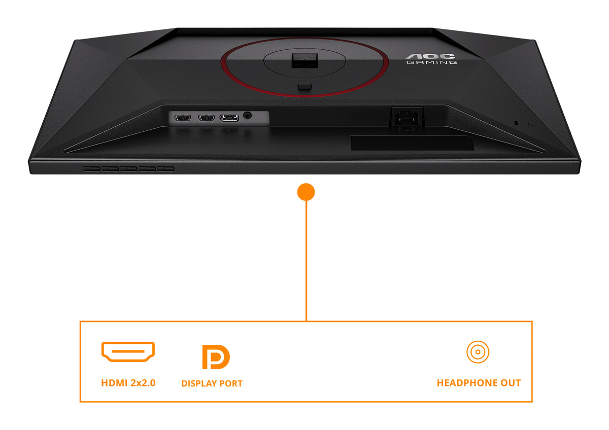 AOC G4 24G4ZR Computerbildschirm 60,5 cm (23.8") 1920 x 1080 Pixel Full HD LED Schwarz, Rot