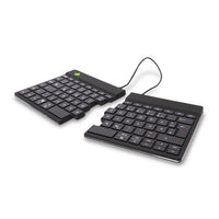 R-Go Tools Ergonomische Tastatur R-Go Split Break mit Pausensoftware, geteilte Tastatur, QWERTZ (DE), kabellos, schwarz