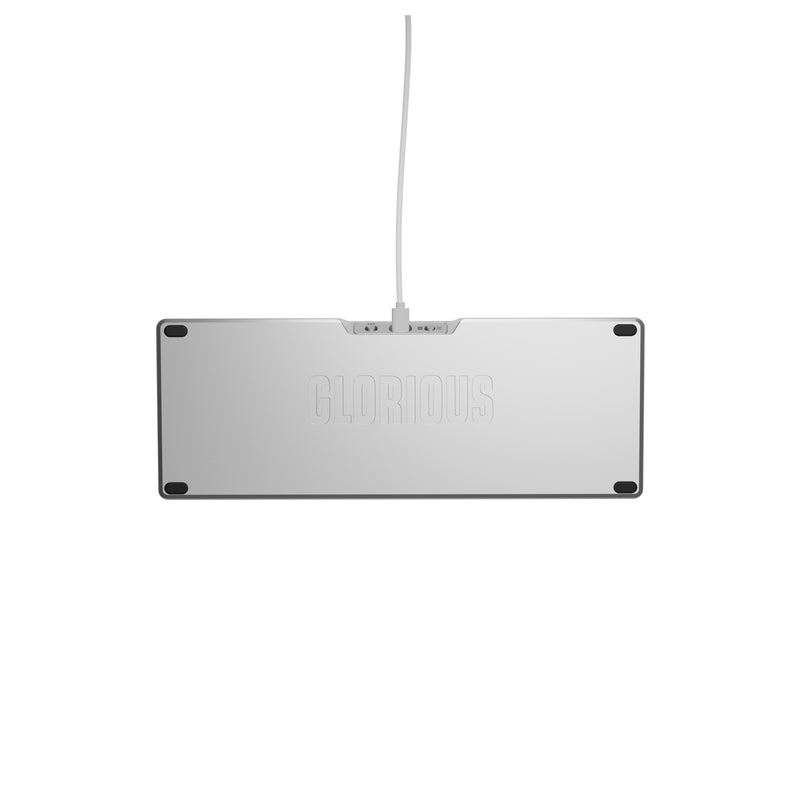 Glorious Gaming GMMK 3 PRO 65% Prebuilt Tastatur USB QWERTY US Englisch Silber