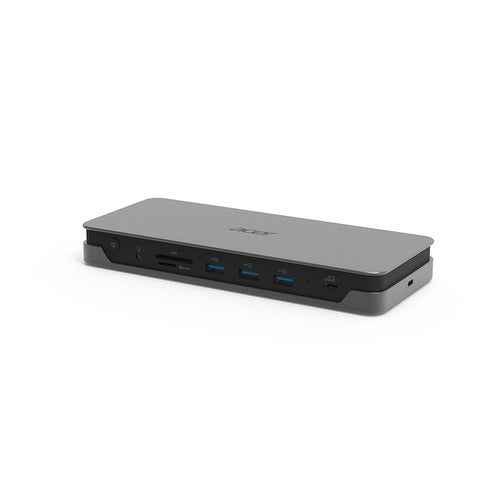 Acer GP.DCK11.01Q laptop-dockingstation & portreplikator Kabelgebunden USB 3.2 Gen 2 (3.1 Gen 2) Type-C Schwarz