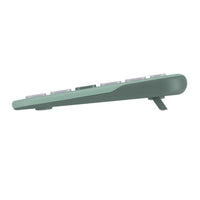 ASUS KW100 KEYBOARD/GN/GE/81 Tastatur Haus Bluetooth QWERTZ Deutsch Grün, Hellgrün
