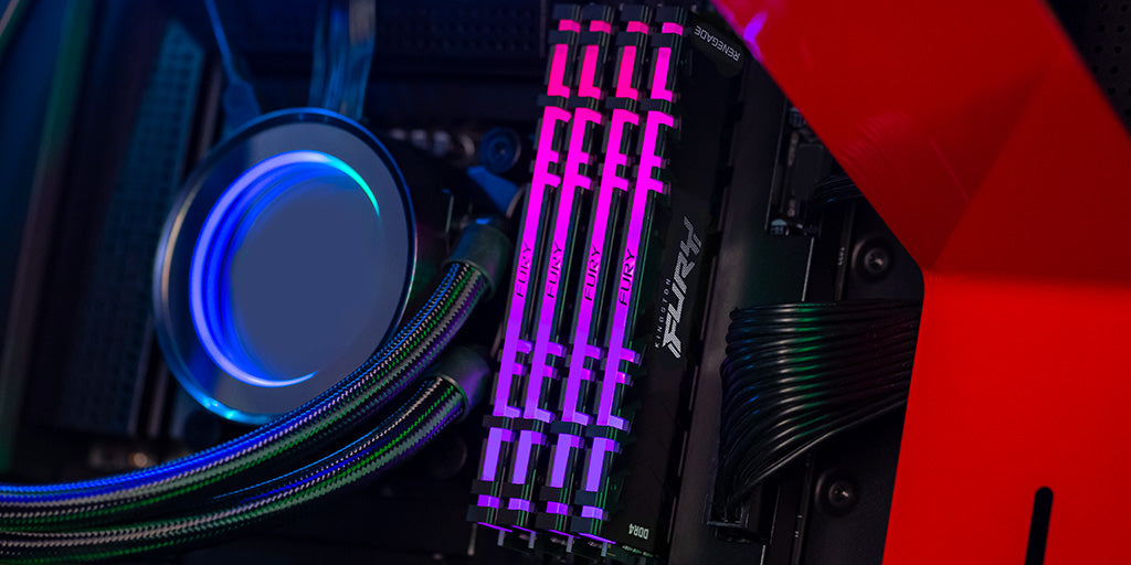 Kingston Technology FURY 32GB 3200MT/s DDR4 CL16 DIMM (4er-Kit) Renegade RGB
