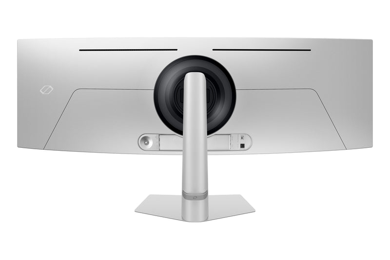 Samsung G93SC Computerbildschirm 124,5 cm (49") 5120 x 1440 Pixel Dual QHD OLED Silber