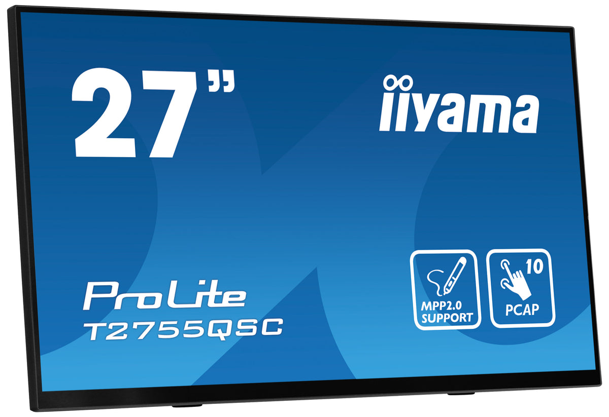 iiyama ProLite T2755QSC-B1 Computerbildschirm 68,6 cm (27") 2560 x 1440 Pixel Quad HD LCD Touchscreen Schwarz