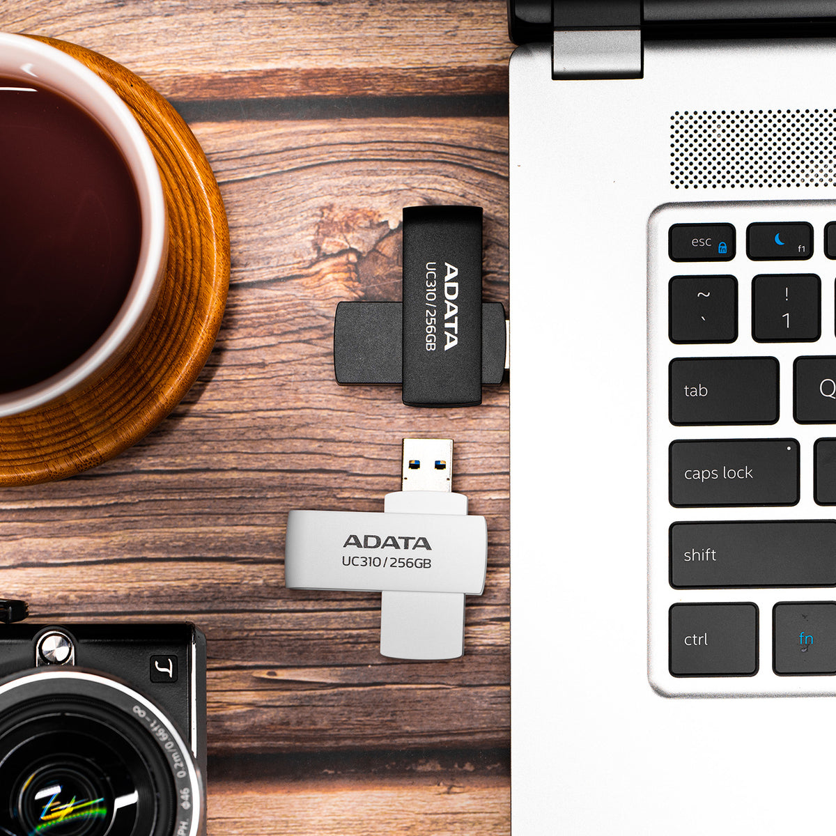ADATA UC310 USB-Stick 256 GB USB Typ-A 3.2 Gen 1 (3.1 Gen 1) Weiß