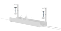 Neomounts ADS07-121WH Kabelwanne - Klemmhalterung - universal