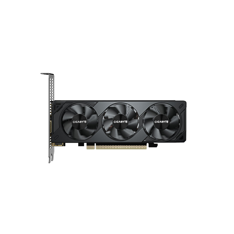 GIGABYTE GeForce RTX 5050 OC Low Profile 8G Grafikkarte - 8GB GDDR6, 128bit, PCI-E 5.0, 2587MHz Kerntakt, 2 x DP, 2 x HDMI, NVIDIA DLSS 4, GV-N5050OC-8GL