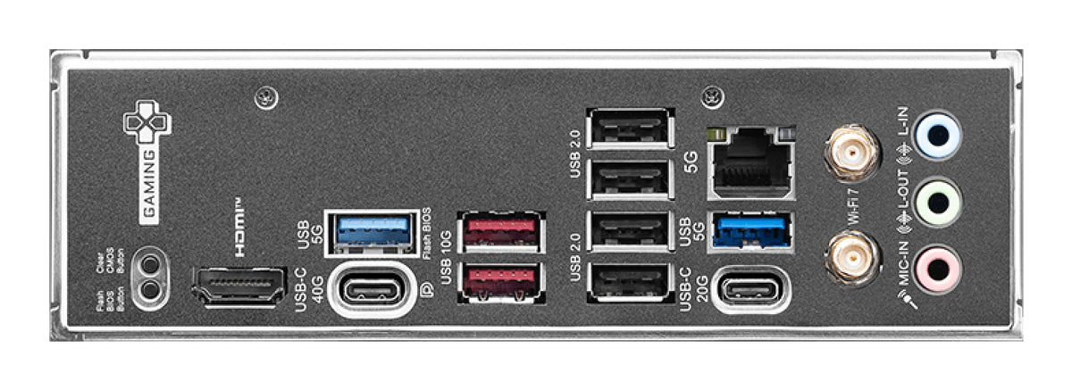 Carte mère MSI X870 GAMING PLUS WIFI AMD X870 Socket AM5 ATX