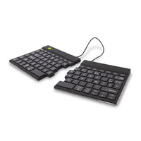 R-Go Tools Ergonomische Tastatur R-Go Split Break mit Pausensoftware, geteilte Tastatur, AZERTY (FR), kabellos, schwarz