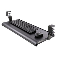 StarTech.com Untertisch Ausziehbare Tastaturablage, Höhenverstellbare Tastaturhalterung mit Tischklemmen, bis zu 12kg, Computertisch/Schreibtisch Tastaturauszug/Tastatureinschub