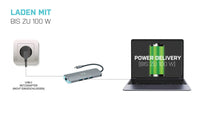 i-tec Metal USB-C Nano Docking Station 4K HDMI LAN + Power Delivery 100 W