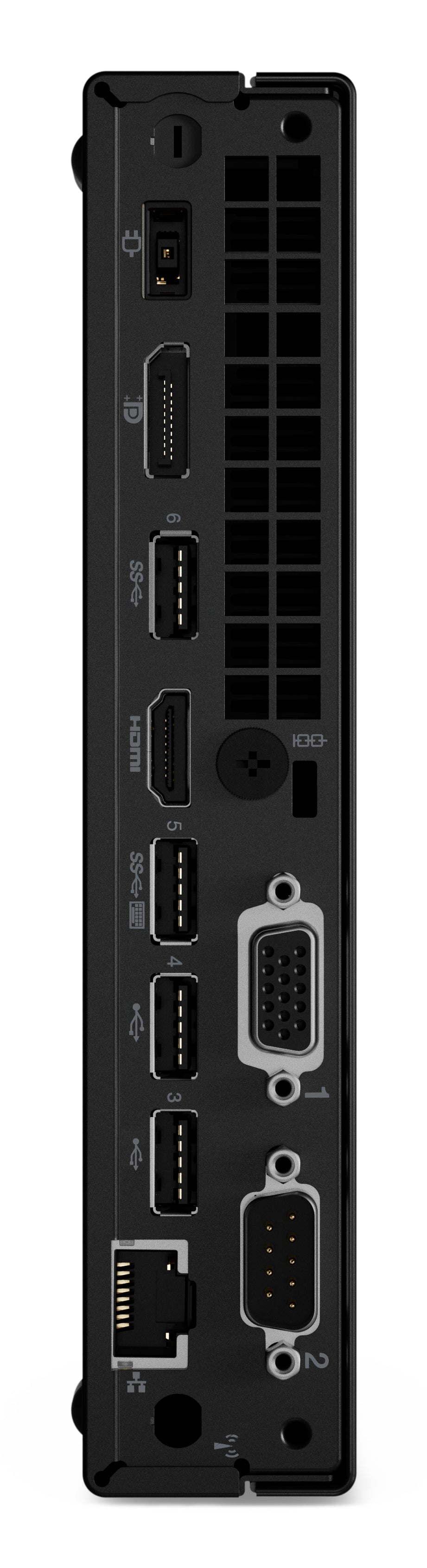 Lenovo ThinkCentre M75q Gen 2 AMD Ryzen™ 5 5600GE 8 GB DDR4-SDRAM 256 GB SSD Mini PC Mini-PC Schwarz