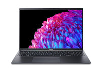 Acer Swift Go 16 SFG16-72-76Q5 Intel Core Ultra 7 155U Laptop 40,6 cm (16") 3.2K 16 GB LPDDR5-SDRAM 512 GB SSD Wi-Fi 6E (802.11ax) Windows 11 Home Deutsch Grau