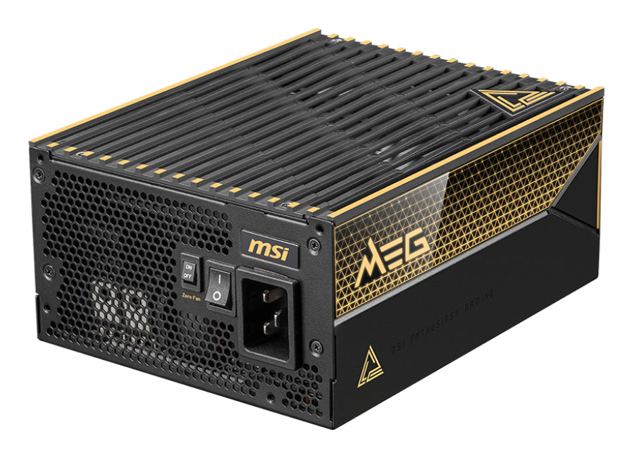 MSI MEG Ai1600T PCIE5 Alimentation 1600 W 24 broches ATX ATX Noir