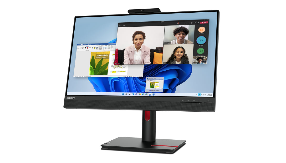 Lenovo ThinkCentre Tiny-In-One 24 Gen 5 Computerbildschirm 60,5 cm (23.8") 1920 x 1080 Pixel Full HD LED Touchscreen Schwarz