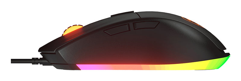 COUGAR Gaming Maus, MINOS EX, RGB, Kabelgebunden, Schwarz