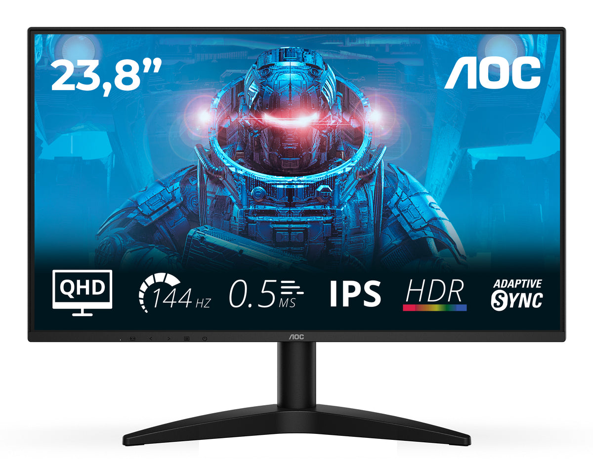 AOC B3 Q24B36X Computerbildschirm 60,5 cm (23.8") 2560 x 1440 Pixel Quad HD LED Schwarz