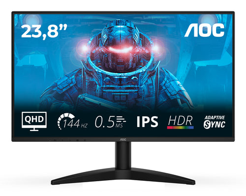 AOC B3 Q24B36X Computerbildschirm 60,5 cm (23.8") 2560 x 1440 Pixel Quad HD LED Schwarz