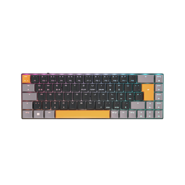 CHERRY MX-LP 2.1 Compact Wireless Tastatur Gaming RF Wireless + Bluetooth QWERTZ Deutsch Schwarz