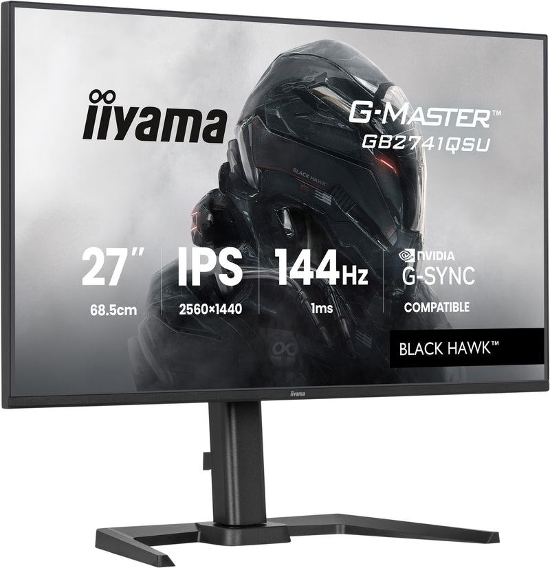 iiyama G-MASTER GB2741QSU-B1 Computerbildschirm 68,6 cm (27") 2560 x 1440 Pixel 4K Ultra HD LED Schwarz