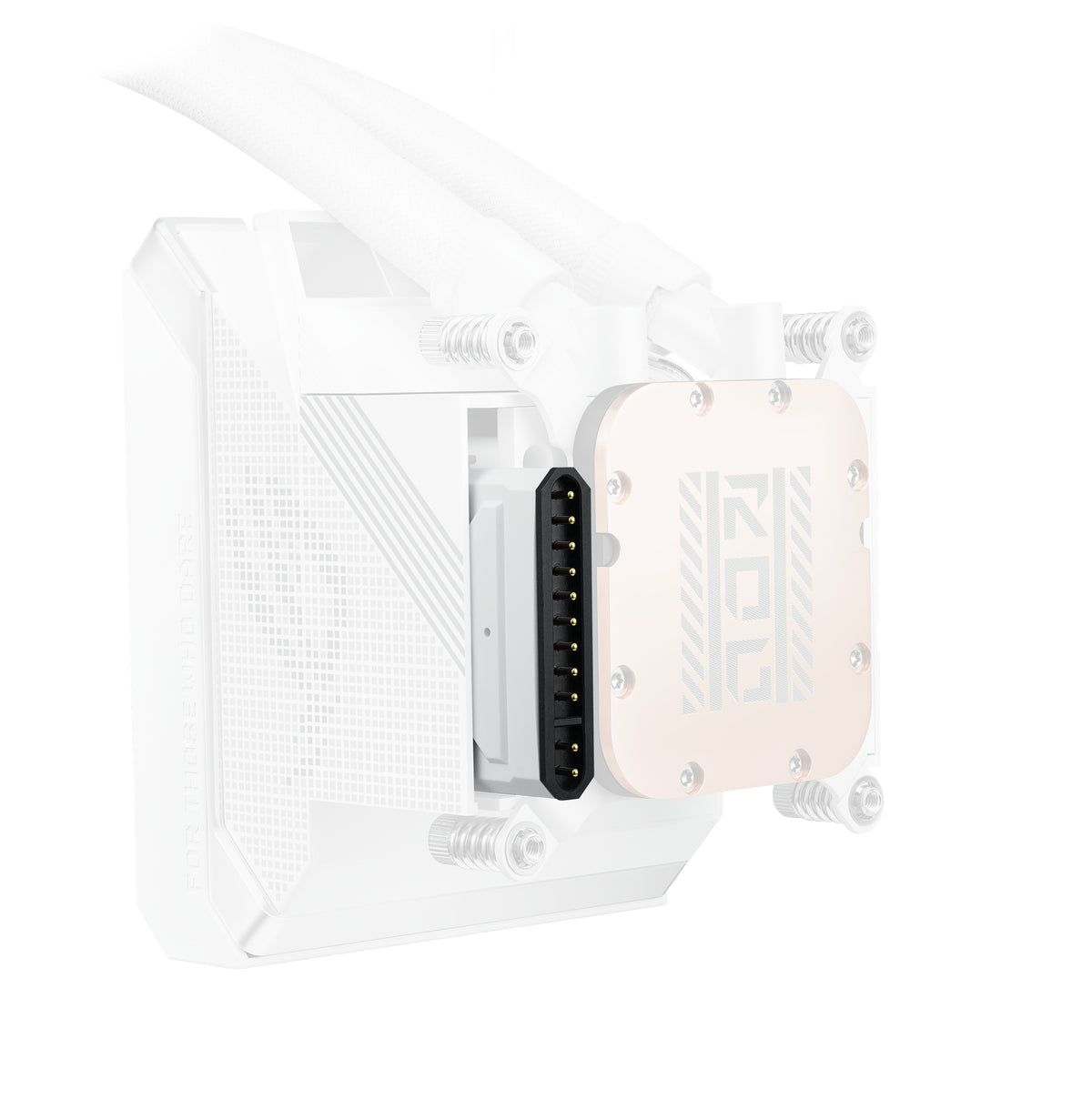 ASUS ROG STRIX SLC IV 360 ARGB LCD WHT Refroidissement liquide de processeur 12 cm Blanc 1 pièce(s)
