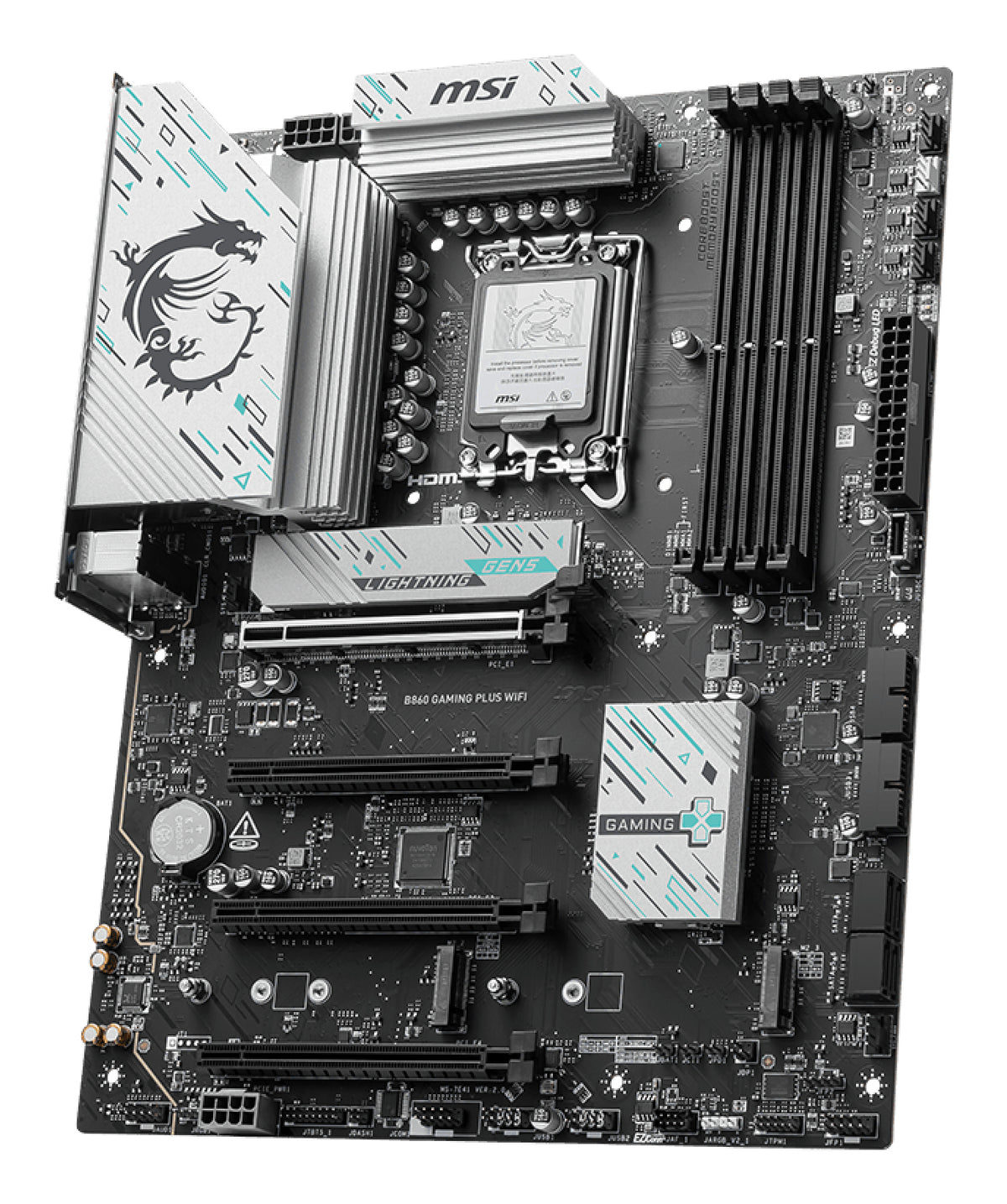 MSI B860 GAMING PLUS WIFI Motherboard Intel B860 LGA 1851 (Socket V1) ATX